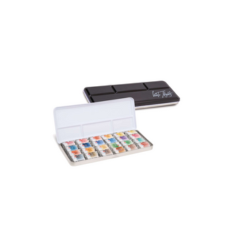 WHITE NIGHTS | Aquarell Metallkasten mit 24 Näpfchen - Racher