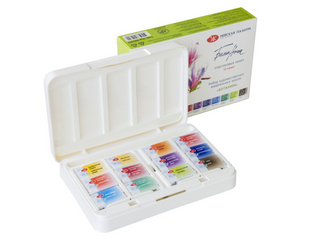 WHITE NIGHTS | Künstler Aquarellfarbe-Set Botanica - Racher