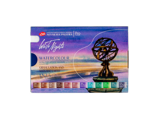 WHITE NIGHTS | Künstler Aquarellfarbe-Set Granulation & Natural Earth - Racher