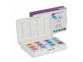 WHITE NIGHTS | Künstler Aquarellfarbe-Set Pastell - Racher