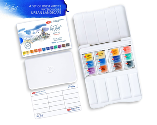 WHITE NIGHTS | Künstler Aquarellfarbe-Set Urban Landscapes - Racher
