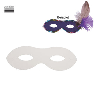 Avantgarde | Augenmaske zum Bemalen im 10er Set