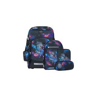 Beckmann | Schulrucksack-Set Active Air FLX 6-teilig - Ninja Elements