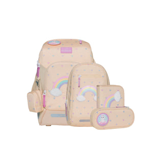 Beckmann | Schulrucksack-Set Active Air FLX 6-teilig - Yellow Heart