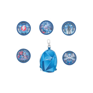 Beckmann | Schulrucksack-Set Classic 6-teilig - Blue Lightning