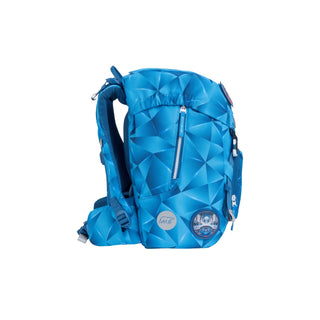 Beckmann | Schulrucksack-Set Classic 6-teilig - Blue Lightning