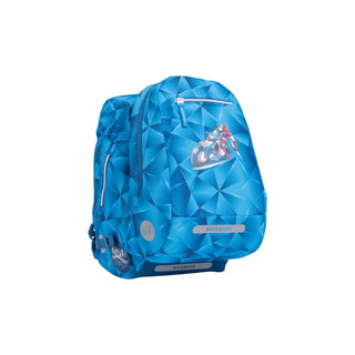 Beckmann | Schulrucksack-Set Classic 6-teilig - Blue Lightning