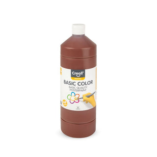 Creall | Basic Color Plakatfarbe 1L Wasserbasiert & deckend, Schnell trocknend