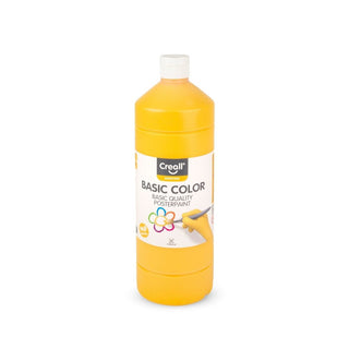 Creall | Basic Color Plakatfarbe 1L Wasserbasiert & deckend, Schnell trocknend