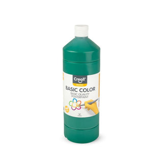 Creall | Basic Color Plakatfarbe 1L Wasserbasiert & deckend, Schnell trocknend