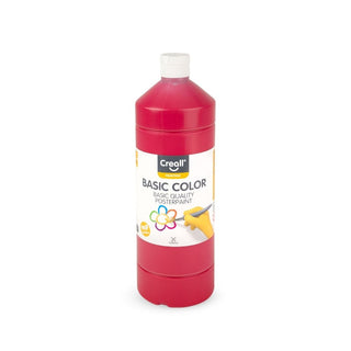 Creall | Basic Color Plakatfarbe 1L Wasserbasiert & deckend, Schnell trocknend