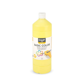 Creall | Basic Color Plakatfarbe 1L Wasserbasiert & deckend, Schnell trocknend