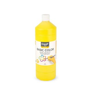 Creall | Basic Color Plakatfarbe 1L Wasserbasiert & deckend, Schnell trocknend