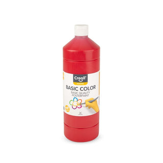 Creall | Basic Color Plakatfarbe 1L Wasserbasiert & deckend, Schnell trocknend