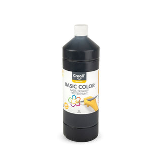 Creall | Basic Color Plakatfarbe 1L Wasserbasiert & deckend, Schnell trocknend