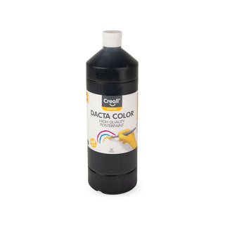 Creall | Dacta Color Plakatfarbe 1L Flasche Wasserbasiert, Mischbar & wasserverdünnbar