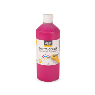 Creall | Dacta Color Plakatfarbe 500ml Flasche Wasserbasiert, Mischbar & wasserverdünnbar