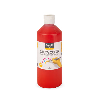 Creall | Dacta Color Plakatfarbe 500ml Flasche Wasserbasiert, Mischbar & wasserverdünnbar