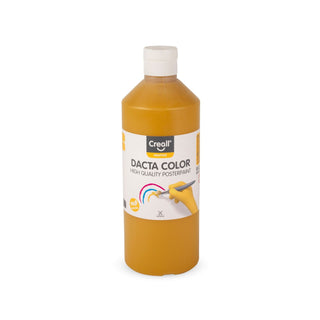 Creall | Dacta Color Plakatfarbe 500ml Flasche Wasserbasiert, Mischbar & wasserverdünnbar