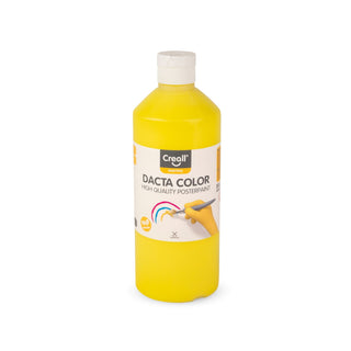 Creall | Dacta Color Plakatfarbe 500ml Flasche Wasserbasiert, Mischbar & wasserverdünnbar