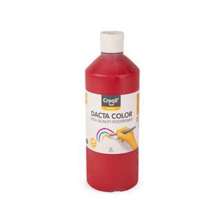 Creall | Dacta Color Plakatfarbe 500ml Flasche Wasserbasiert, Mischbar & wasserverdünnbar