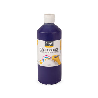 Creall | Dacta Color Plakatfarbe 500ml Flasche Wasserbasiert, Mischbar & wasserverdünnbar