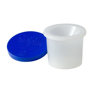 Creall | Farbbecher mit Deckel & Umfallschutz Einzeln & 6-Set Transparenter Kunststoffbecher, kippsicher, ideal für Tempera & Aquarell