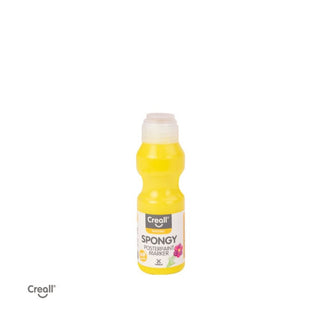 Creall | Spongy Plakatfarbe-Stifte 70ml Gouache Wasserbasiert, Schwammkappe an Öffnung - Gebrauchsfertig ohne Pinsel