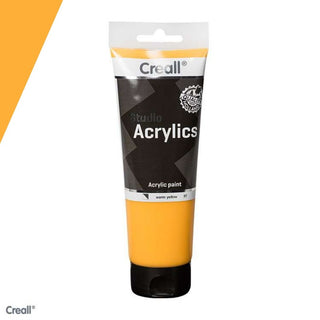 Creall | Studio Acrylics Acrylfarbe 250ml Tube Wasserbasiert, schnell trocknend, Wasserfest, Mischbar