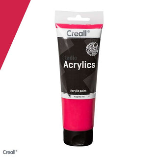 Creall | Studio Acrylics Acrylfarbe 120ml Tube Wasserbasiert, schnell trocknend, Wasserfest, Mischbar