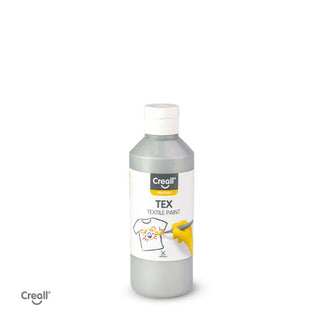 Creall | Tex Stoffmalfarbe 250ml Flasche Gebrauchsfertig, Lichtecht & waschbar bis 30 °C, für Natur- & Synthetikstoffe