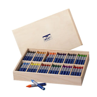 Creall | Waxy Jumbo Wax Crayons – kräftige, hochpigmentierte Wachsmalstifte mit hoher Deckkraft, für Kinder und Schule