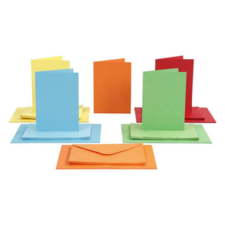 Creativ Company | Blankokarten bunt zum Gestalten mit Couvert
