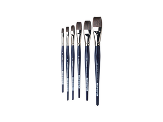 da Vinci | COSMOTOP-MIX Aquarellpinsel Flach aus Synthetik- und Naturhaar Serie 5830 - Racher