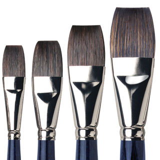 da Vinci | COSMOTOP-MIX Aquarellpinsel Flach aus Synthetik- und Naturhaar Serie 5830 - Racher