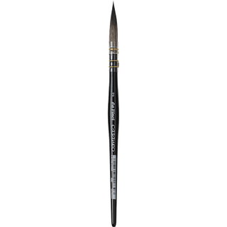 da Vinci | Casaneo Aquarellpinsel Extraweiche Synthetikfasern, lange Spitze & hohe Farbaufnahme - Racher