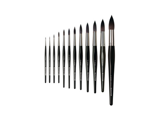 da Vinci | Casaneo Aquarellpinsel Rund Extraweiche Synthetikfasern, ideal für Aquarell - Racher