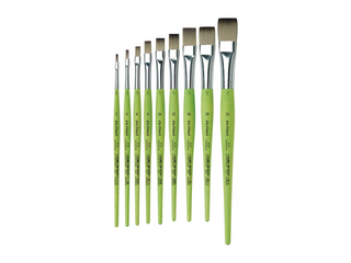 da Vinci | FIT Synthetics Synthetikpinsel Flach für Schule, Hobby & flächige Farbaufträge Serie 374 - Racher