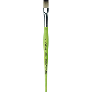 da Vinci | FIT Synthetics Synthetikpinsel Flach für Schule, Hobby & flächige Farbaufträge Serie 374 - Racher