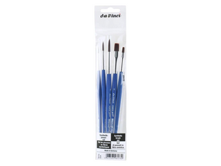 da Vinci | FORTE BASIC Synthetik Pinsel-Set 5-Set für Acryl-, Hobby- & Keramikmalerei - Racher