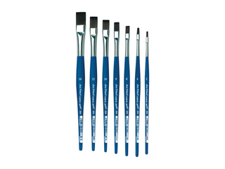 da Vinci | FORTE BASIC Synthetikpinsel Flach für Kindergarten, Schule & Hobby Serie 394 - Racher