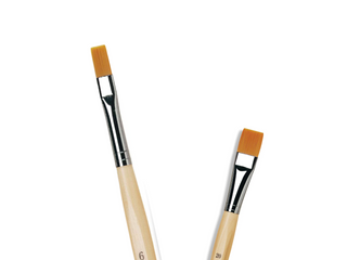 da Vinci | JUNIOR Synthetics Synthetikpinsel Flach für Schule, Hobby & Kindergarten Serie 304 - Racher