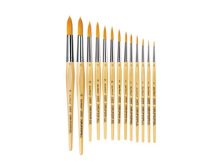 da Vinci | JUNIOR Synthetics Synthetikpinsel Rund für Schule, Hobby & Kindergarten Serie 303 - Racher