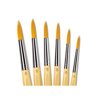 da Vinci | JUNIOR Synthetics Synthetikpinsel Rund für Schule, Hobby & Kindergarten Serie 303 - Racher
