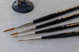 da Vinci | MAESTRO Aquarellpinsel Rund aus Kolinsky-Rotmarderhaar Serie 10 - Racher