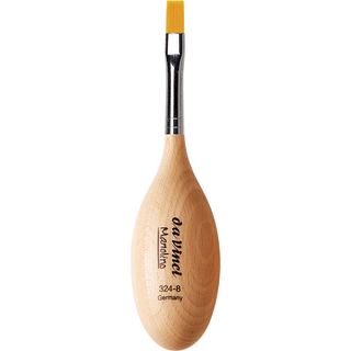 da Vinci | Manolino Synthetikpinsel Flach Pfötchengriff Therapeutische Malerei Kinder Senioren - Racher