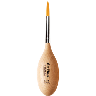 da Vinci | Manolino Synthetikpinsel Rund Pfötchengriff Therapeutische Malerei Kinder Senioren - Racher