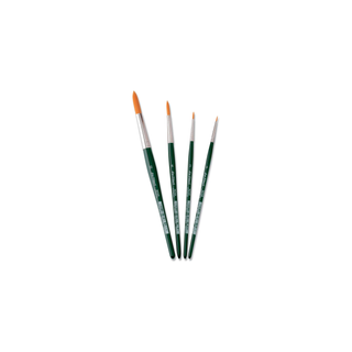 da Vinci | NOVA Synthetic Brush Pinsel-Set 4er Set, Synthetik, Aquarell & Universal - Racher