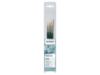 da Vinci | NOVA-Synthetik Universal Pinsel 4-Set für Kunst & Hobby - Racher