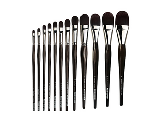 da Vinci | TOP ACRYL Synthetik Pinsel Katzenzungen Acryl Öl für Flächen & Konturen - Racher